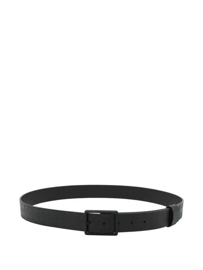 Montblanc Reversible Buckle Belt In Black