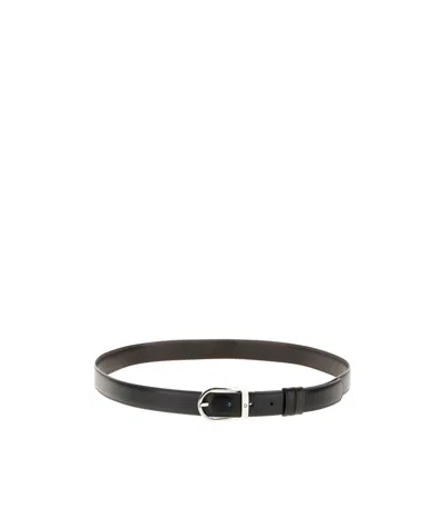 MONTBLANC REVERSIBLE LEATHER BELT