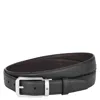 Montblanc Black/brown 30 Mm Reversible Leather Belt In Black / Brown