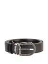 Montblanc Reversible Leather Belt In Multi