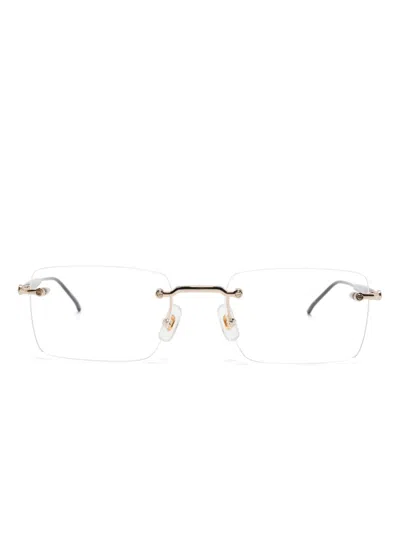 Montblanc Rimless Glasses In Black