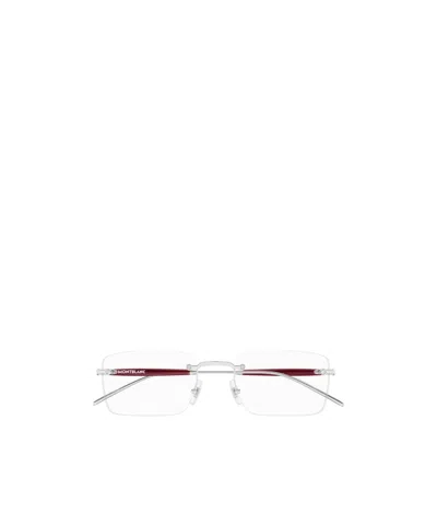Montblanc Rimless Glasses In White