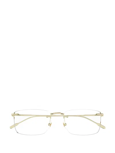 Montblanc Rimless Square-body Glasses In Brown