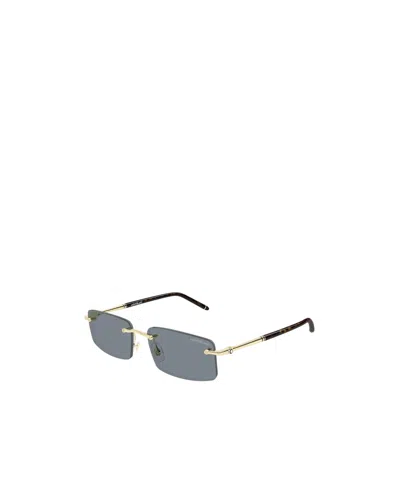 MONTBLANC RIMLESS SUNGLASSES