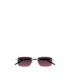 Montblanc Rectangle Sunglasses In Gold