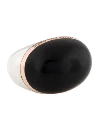 Pre-owned Montblanc Romance Beauté Wood Ring In Multicolor