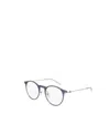 Montblanc Round-frame Clear Glasses In White