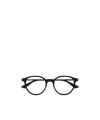 Montblanc Round-frame Glasses In Black