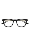 Montblanc Round-frame Glasses In Black