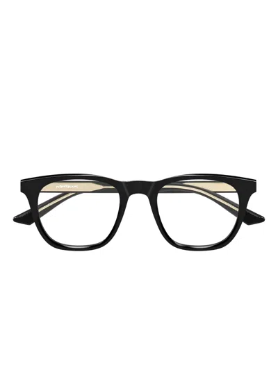 Montblanc Round-frame Glasses In Black