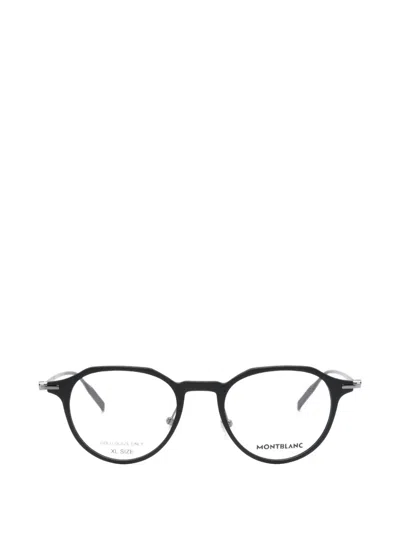 Montblanc Round-frame Glasses In Orange