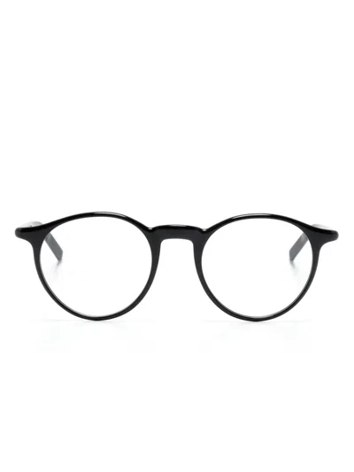 Montblanc Round-frame Glasses In Black