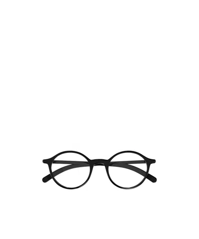 Montblanc Round-frame Glasses In Black