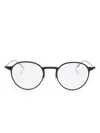 Montblanc Round-frame Glasses In Blue