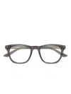 Montblanc Round-frame Glasses In Blue