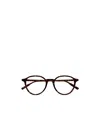 Montblanc Round Frame Glasses In Brown