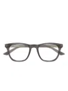 Montblanc Round-frame Glasses In Gray