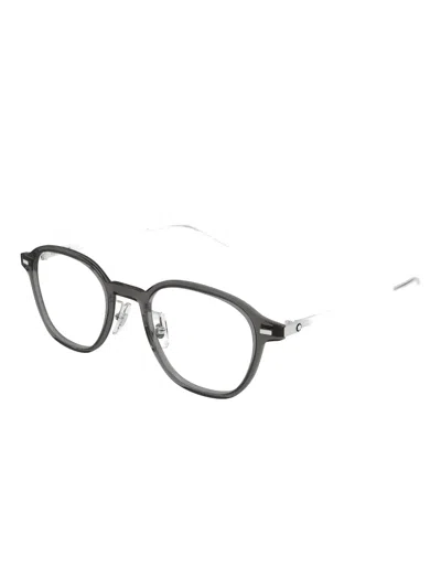 Montblanc Round-frame Glasses In Multi