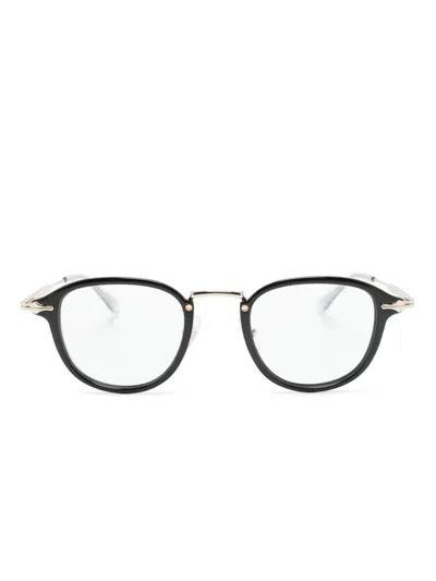 Montblanc Round-frame Glasses In Silver
