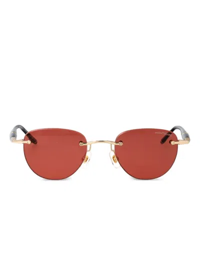 Montblanc Round-frame Sunglasses