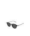 Montblanc Round-frame Sunglasses In Black
