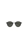 Montblanc Round-frame Sunglasses In Black