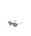 Montblanc Round-frame Sunglasses In Blue