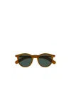 Montblanc Round-frame Sunglasses In Green