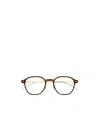 Montblanc Mb0427o Linea Snowcap 005 Brown Gold Glasses In Multi