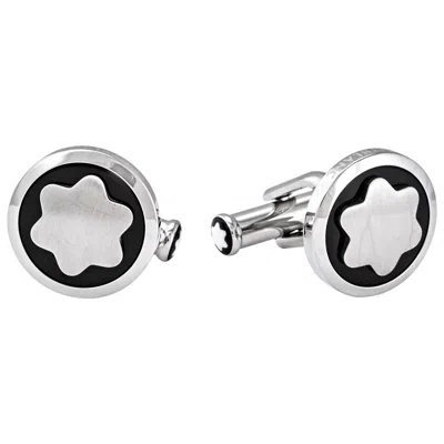 MONTBLANC MONTBLANC ROUND STAR CUFFLINKS