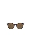Montblanc Round Sunglasses In Brown