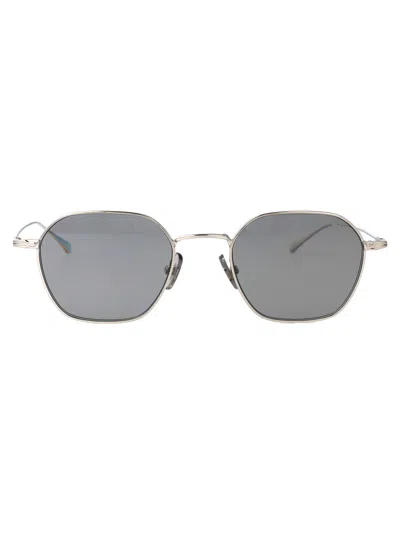 Montblanc Round Sunglasses Mb0472 S 002 In Silver