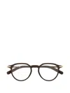 Montblanc 라운드 프레임 안경 In Brown