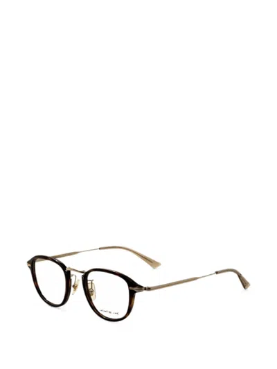 Montblanc 라운드 프레임 안경 In Brown