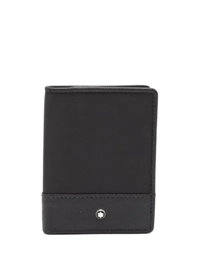 Pre-owned Montblanc Saffiano Leather Cardholder