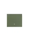 Montblanc Saffiano Printed Wallet In Green