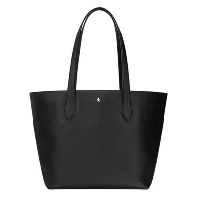 Montblanc Sartorial 146 Saffiano-printed Leather Bag In Black