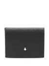 Montblanc Sartorial 4cc Leather Cardholder In Black