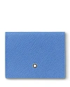 Montblanc Men's Sartorial Saffiano Leather Trio Card Holder In Blue