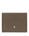 Montblanc Sartorial Trio Card Holder 4cc In Mastic