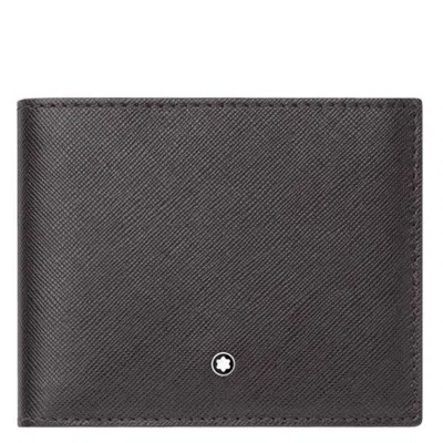 Montblanc Sartorial 6cc Leather Wallet In Black