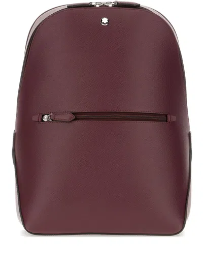 Montblanc Sartorial Backpack In Red
