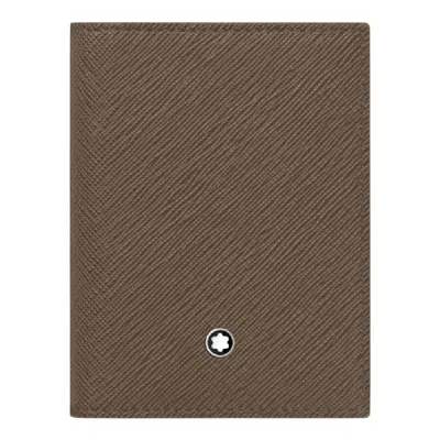 Montblanc Sartorial Card Holder 4cc In Brown