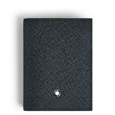 Montblanc Sartorial Card Holder 4cc In Blue