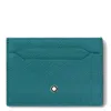 Montblanc Sartorial Card Holder 5cc In Green