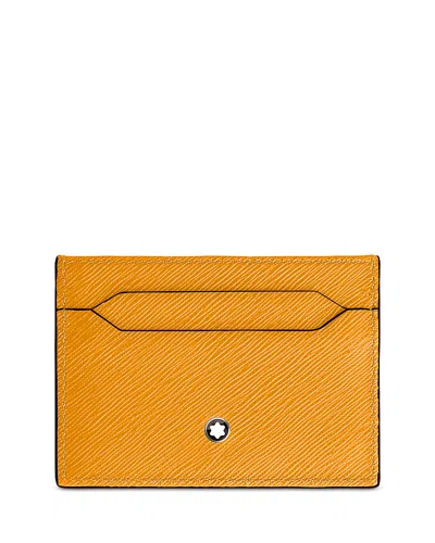 Montblanc Sartorial Card Holder In Yellow