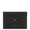 Montblanc Sartorial Envelope Leather Pouch In Black
