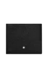 Montblanc Sartorial Leather Bifold Wallet In Black