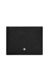 Montblanc Sartorial Leather Bifold Wallet In Black