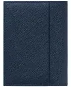 Montblanc Sartorial Leather Card Holder In Blue